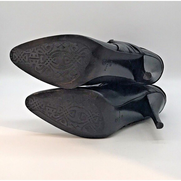 Cole Haan Lizeth Black Boots Nappa Leather Slouchy Women's 10 B Stiletto Heels - Picture 9 of 13